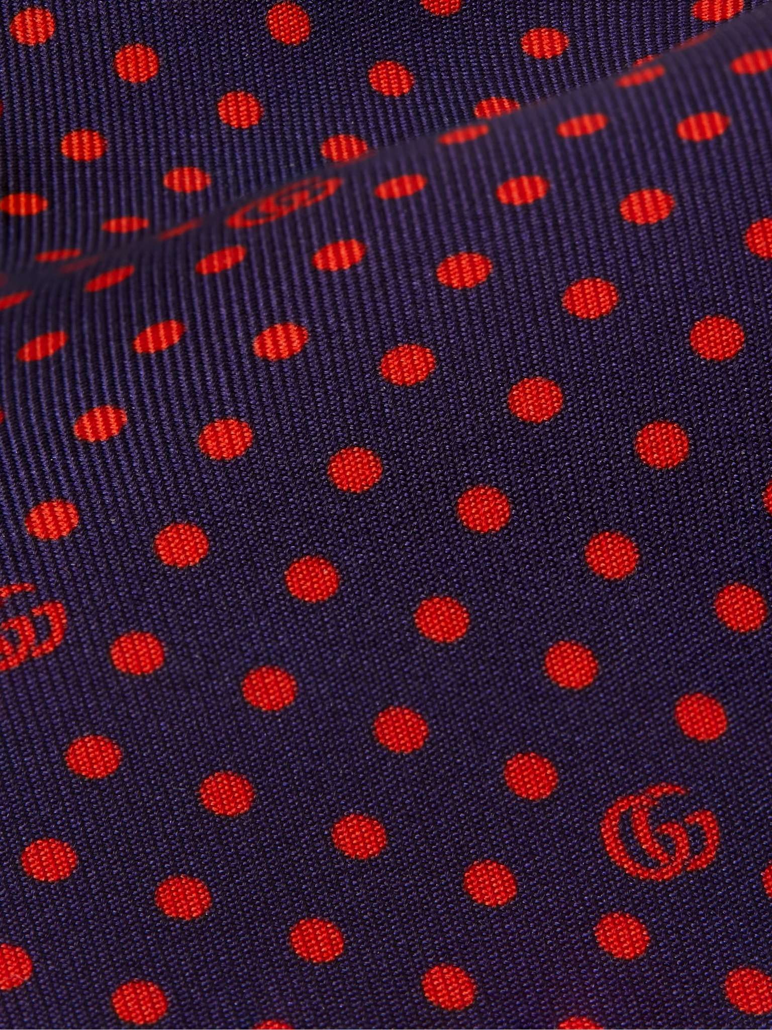 7cm Logo-Print Silk-Twill Tie - 6