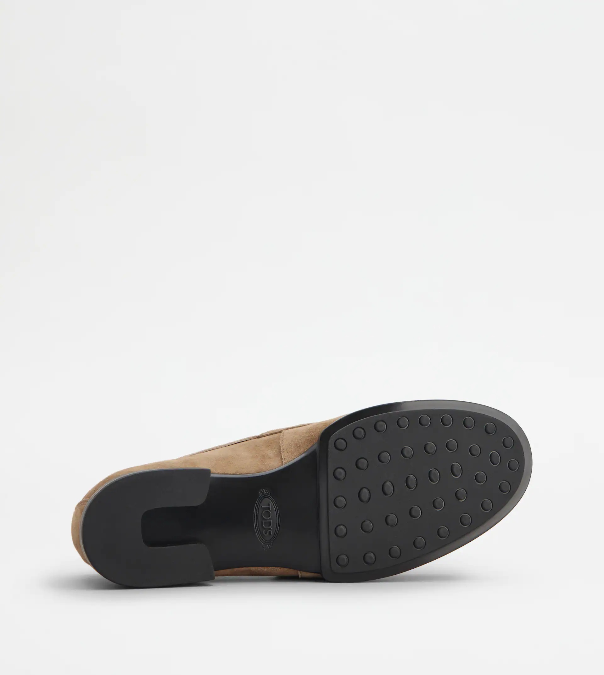 LOAFERS IN SUEDE - BROWN - 4