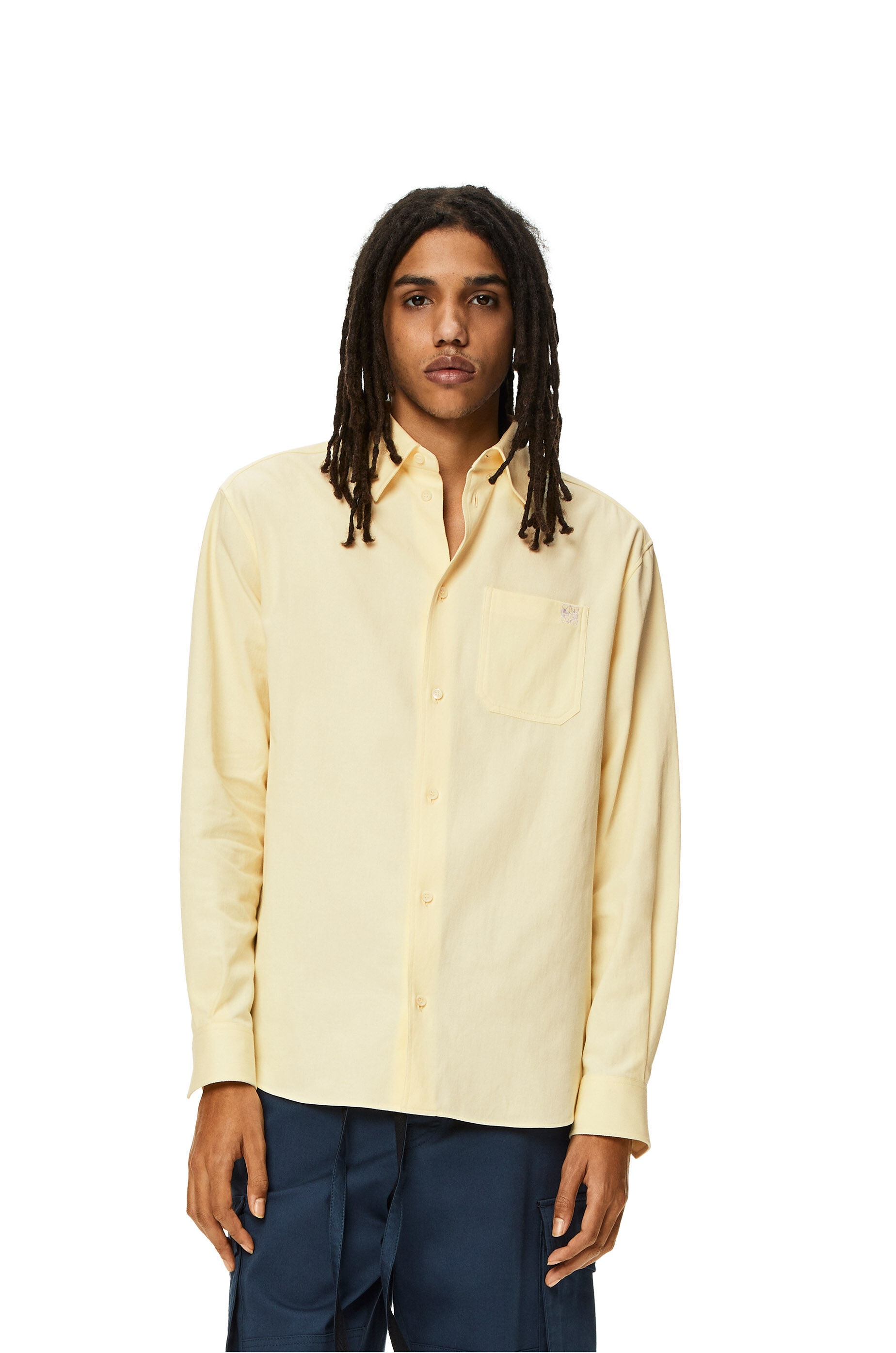 Chest pocket check shirt in cotton - 3