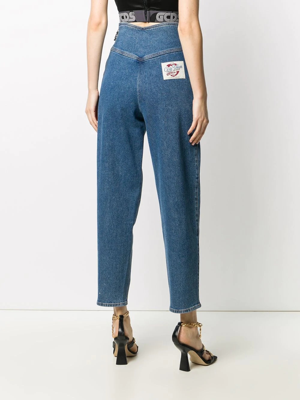 super high-rise cropped jeans - 4