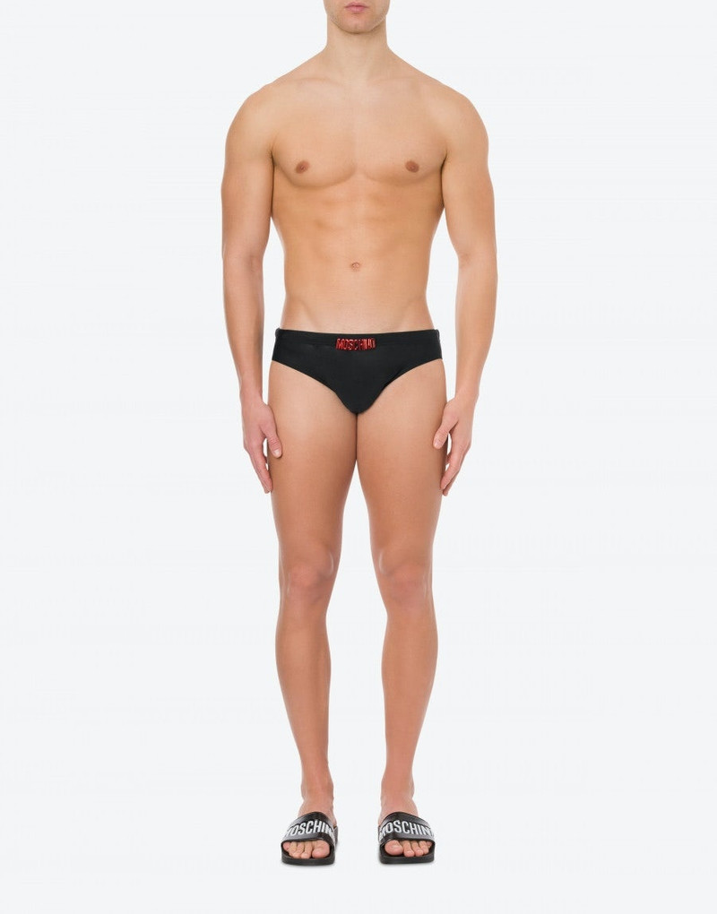 Moschino METAL LETTERING BEACH BRIEFS outlook