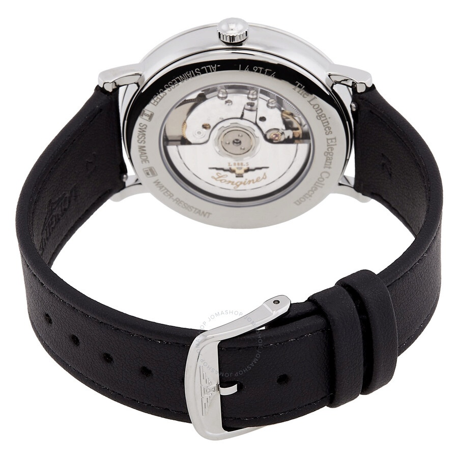 Longines Elegant Automatic Diamond Black Dial Men's Watch L4.911.4.78.2 - 3