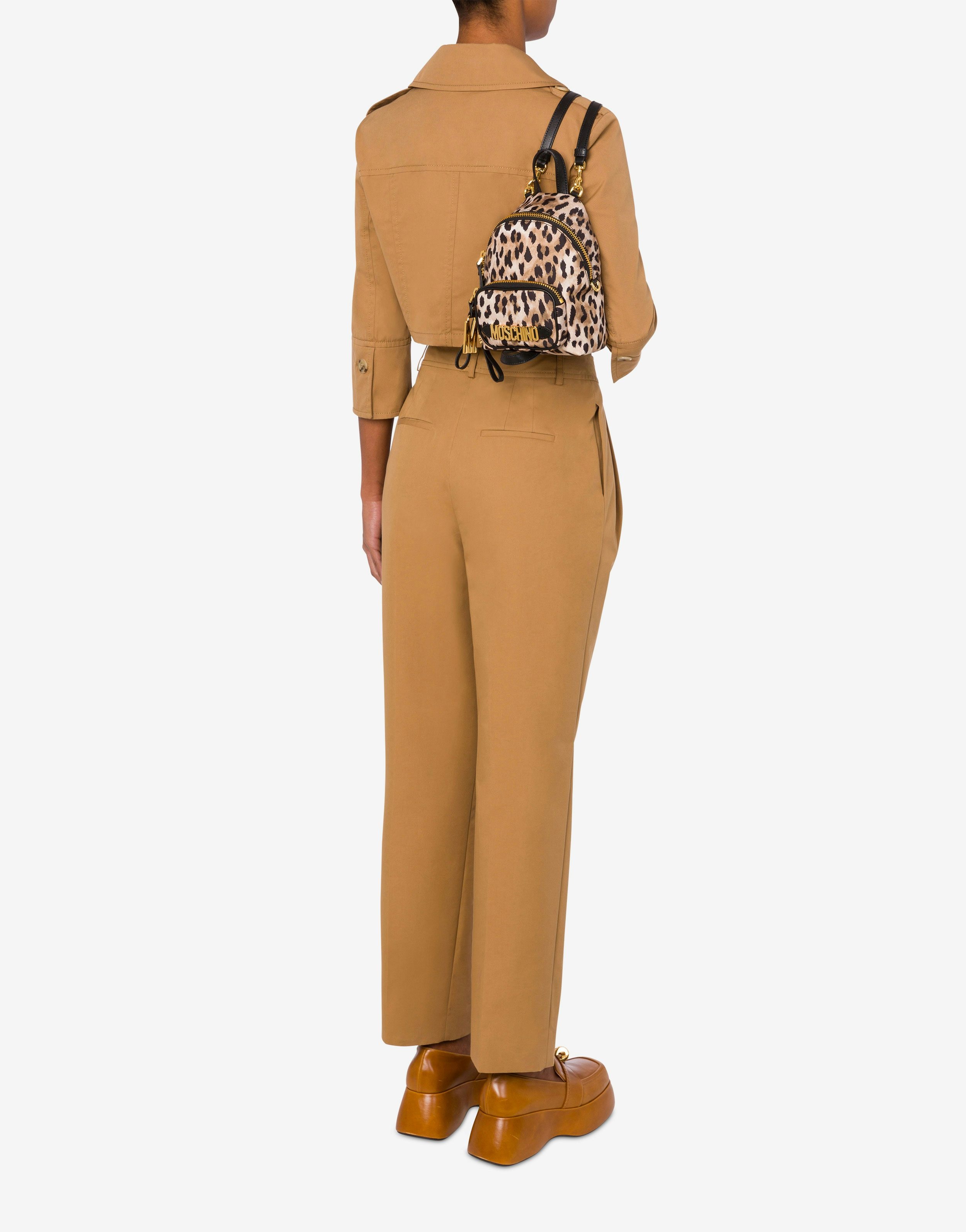 LEOPARD PRINT MINI BACKPACK - 6