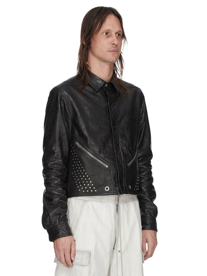 Tour Alice Leather Shirt Jacket Black 2