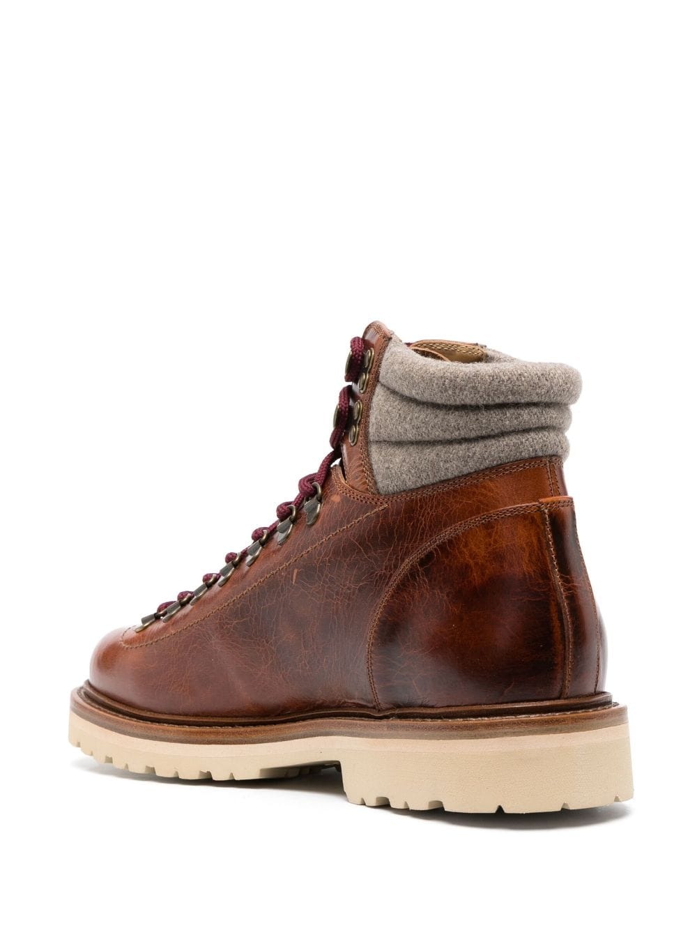 padded ankle lace-up boots - 3