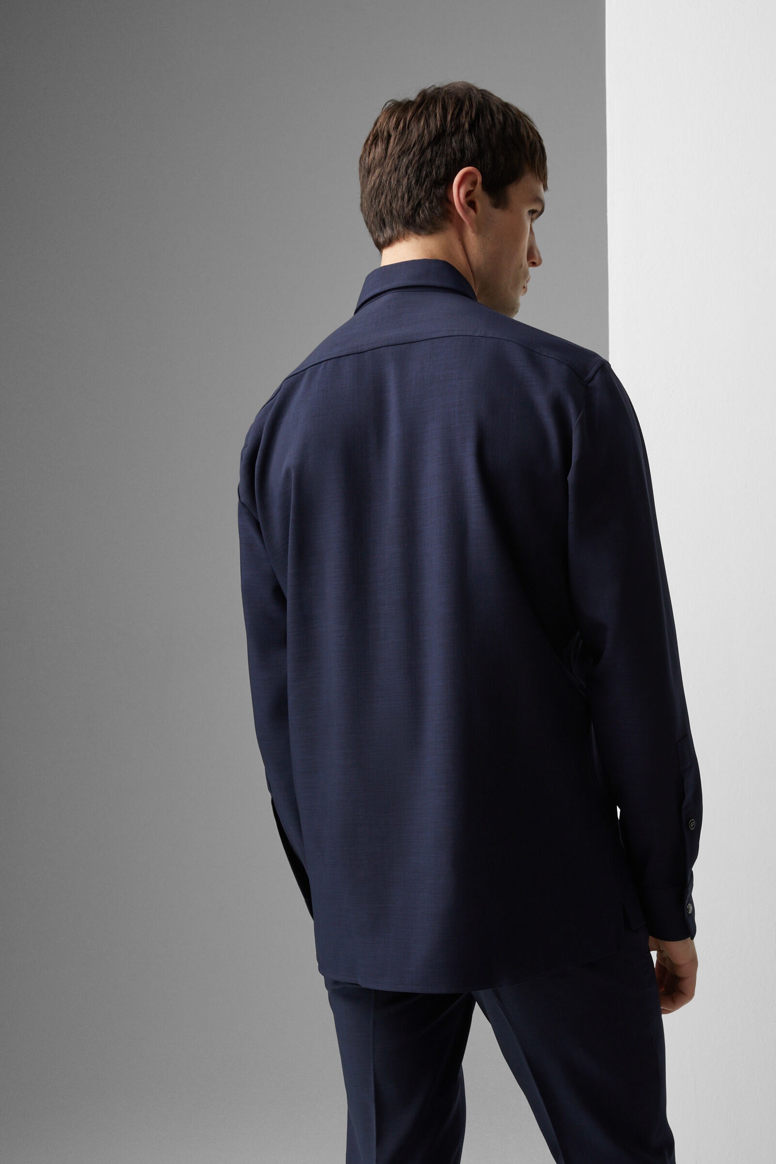 Clive Shirt in Navy blue - 3