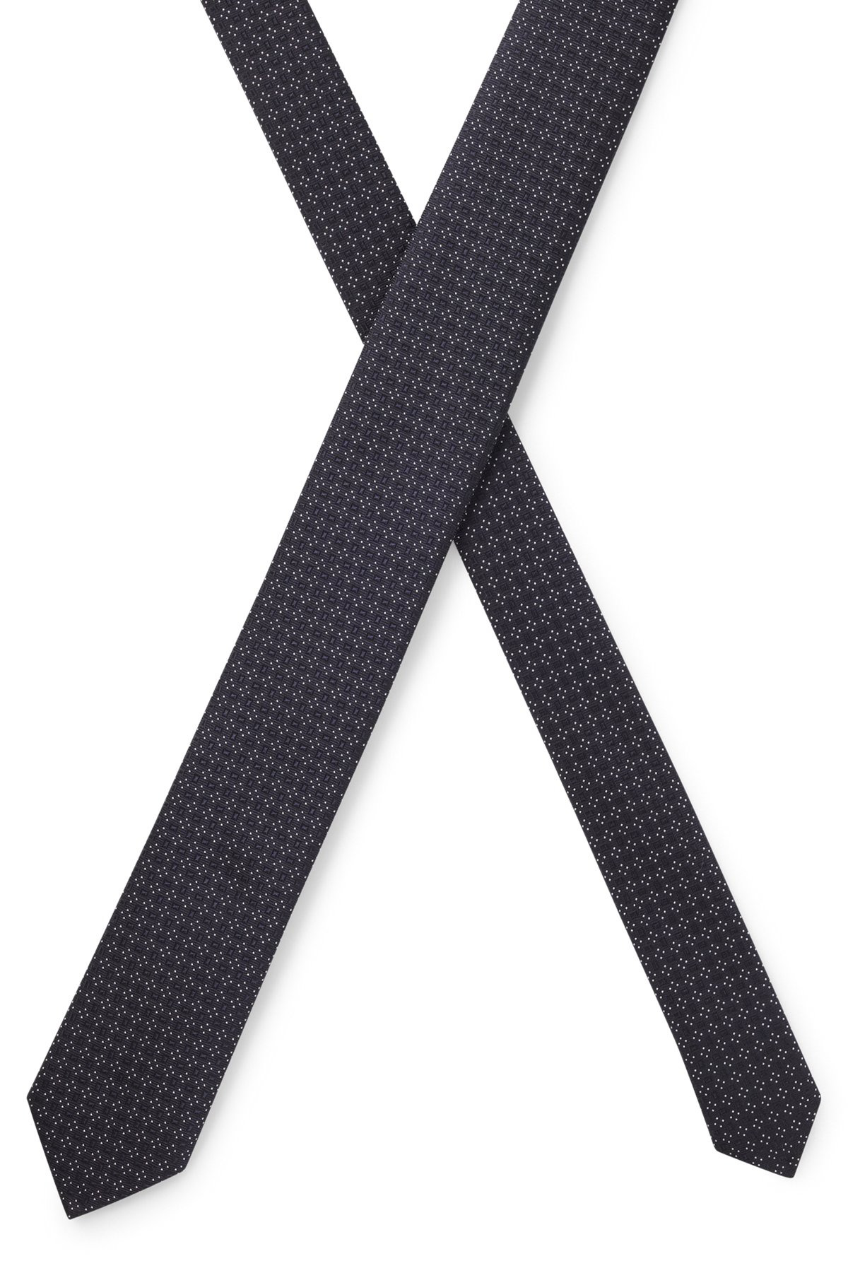 FORMAL TIE WITH ALL-OVER JACQUARD PATTERN - 4