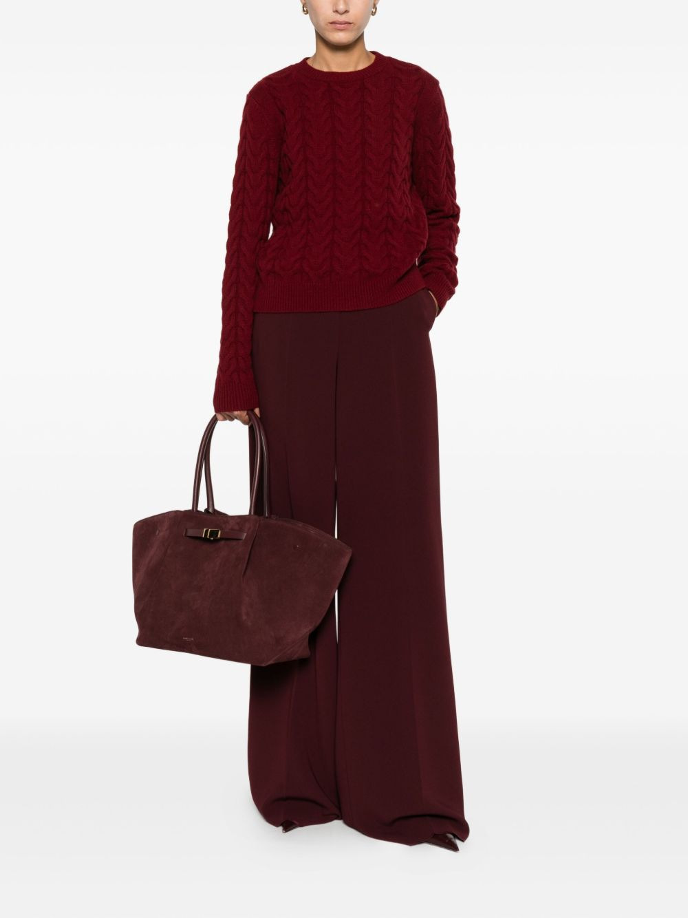 cable-knit cashmere sweater - 2
