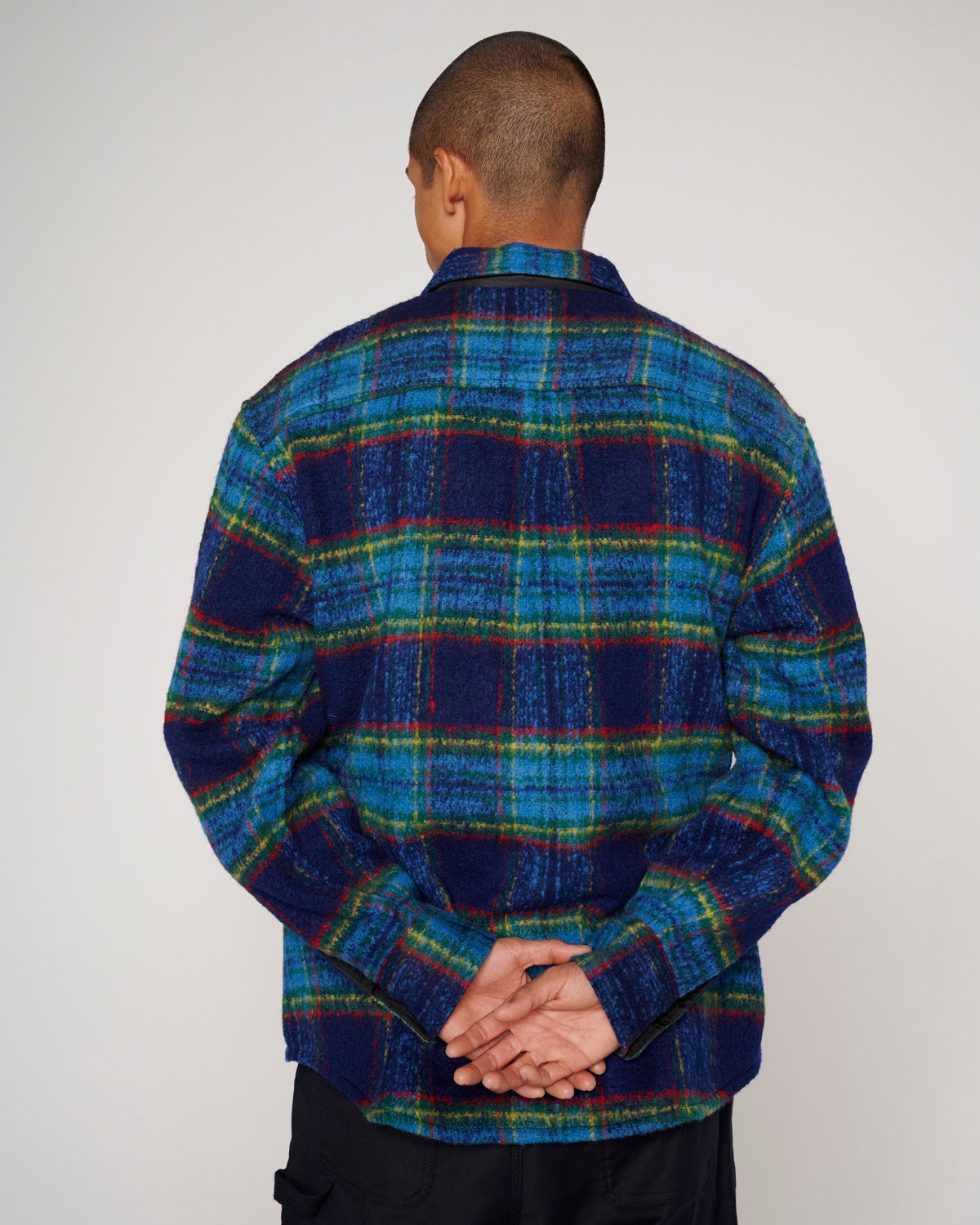 Brushed Rancher Flannel Shirt Jacket - Navy - 5