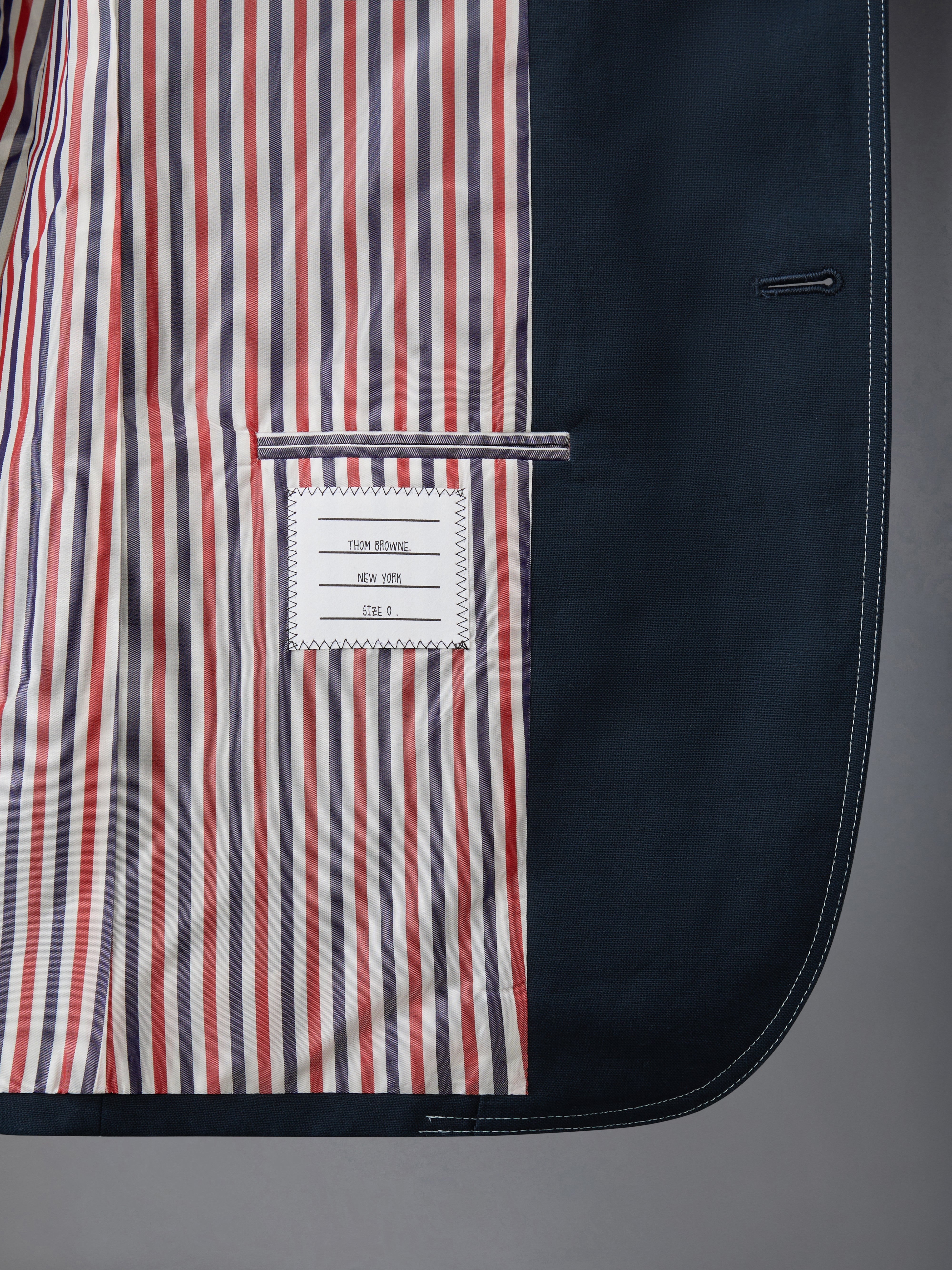 COTTON LINEN ELONGATED SPORT COAT - 6