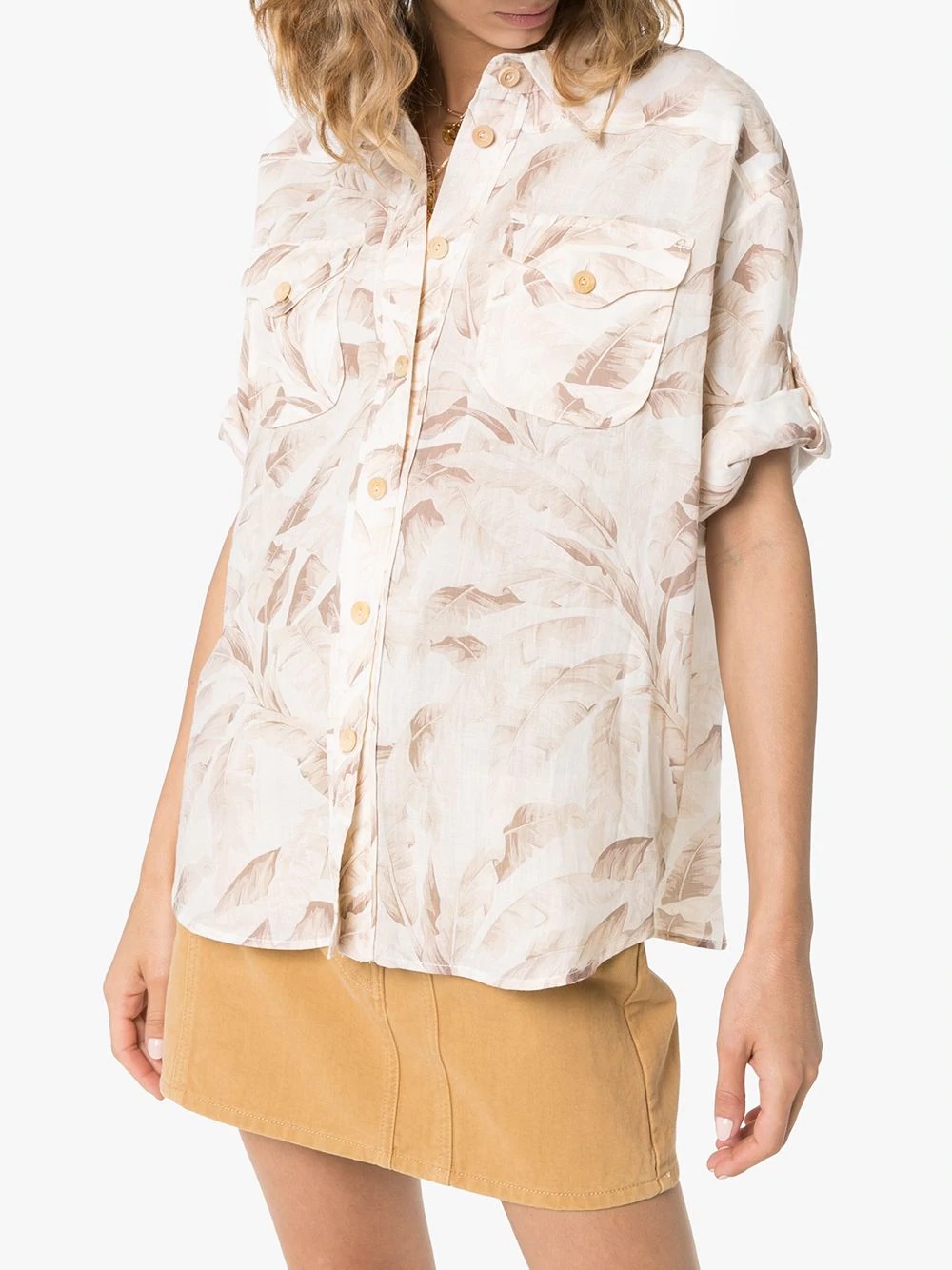 Safari-print short-sleeved shirt - 3