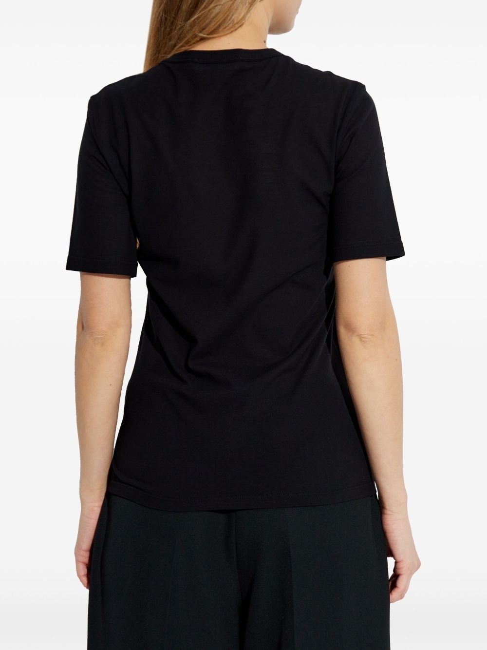 logo-print cotton t-shirt - 4