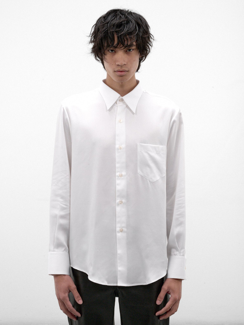 White Cotton Classic Shirt 1