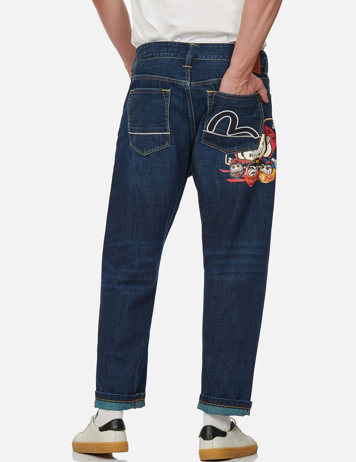 GODHEAD AND DARUMA STRAIGHT LEG JEANS - 3