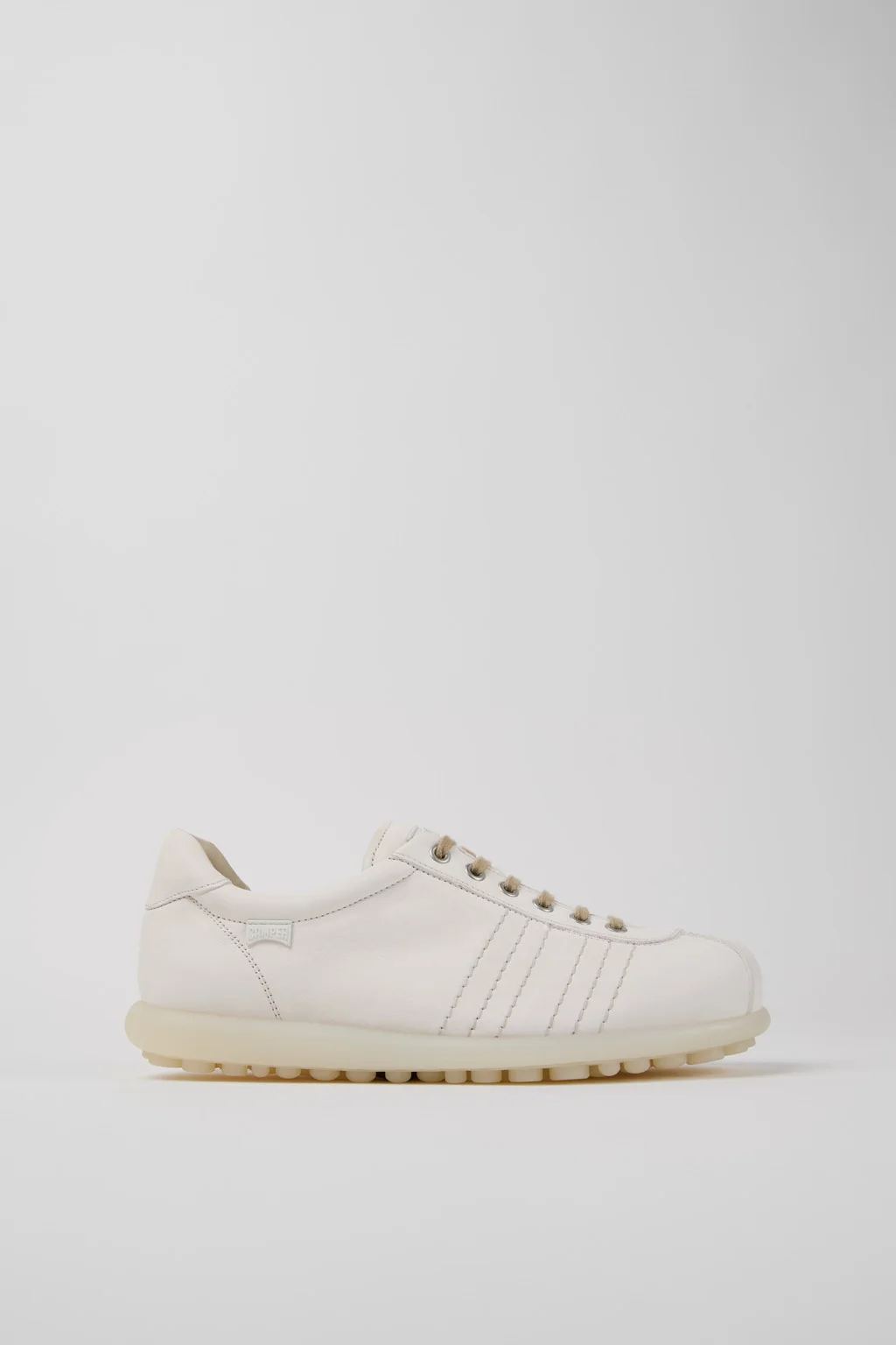 Pelotas White Leather Men's Shoes. - 1