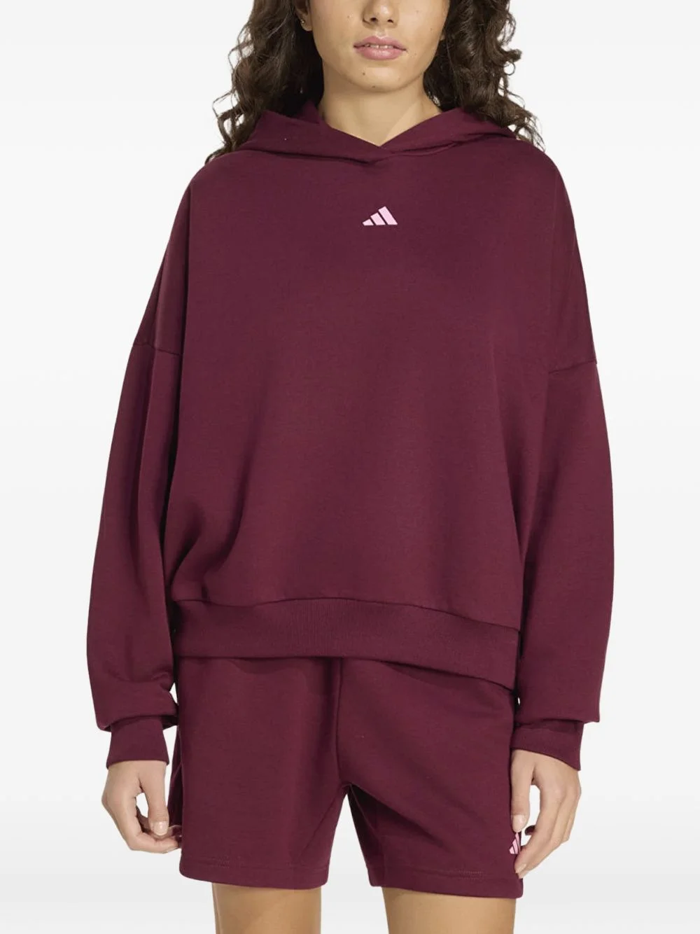 logo-print Studio hoodie - 1