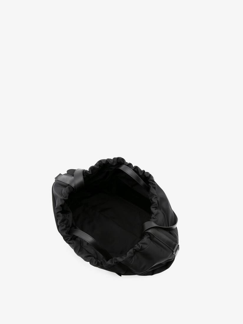 Mcqueen Graffiti Bundle Bag in Black - 4