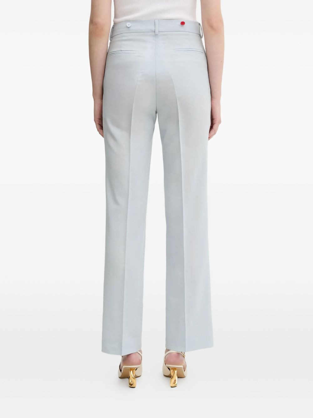 embroidered suspender trousers - 3