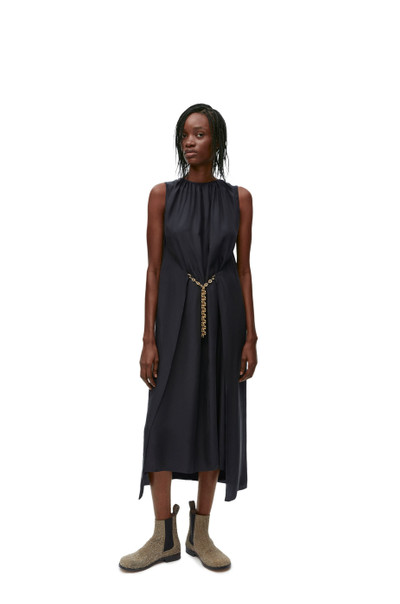 Loewe Chain dress in silk outlook