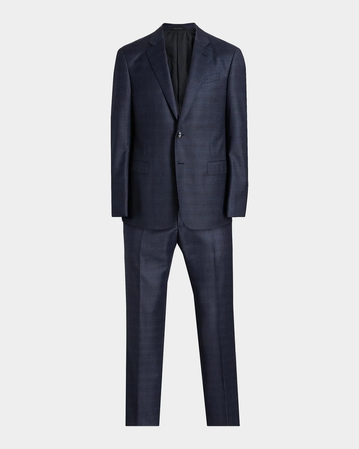 Micro Check Windowpane Suit - 1
