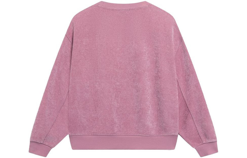 Li-Ning (WMNS) Li-Ning Small Logo Sweatshirt 'Pink' AWDT026-8 outlook