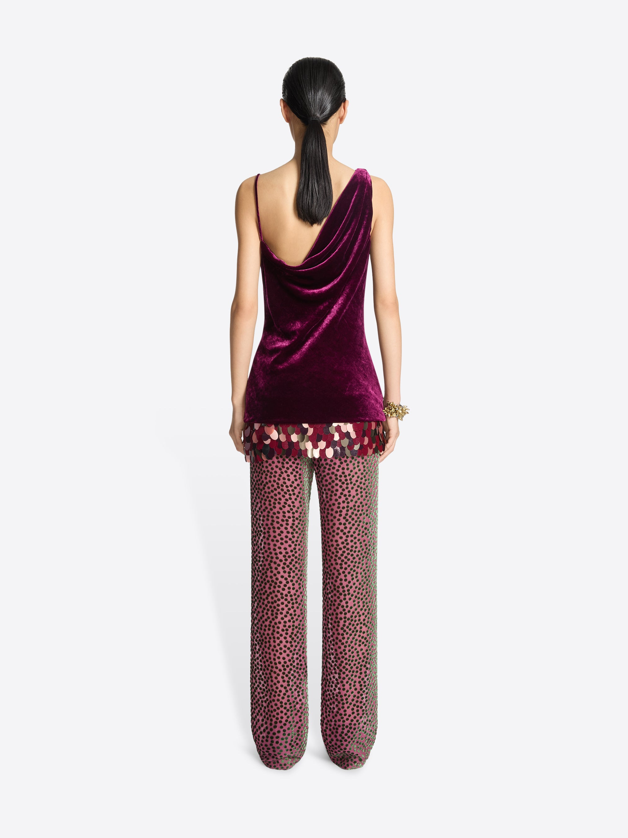 VELVET SLIP TOP - 4