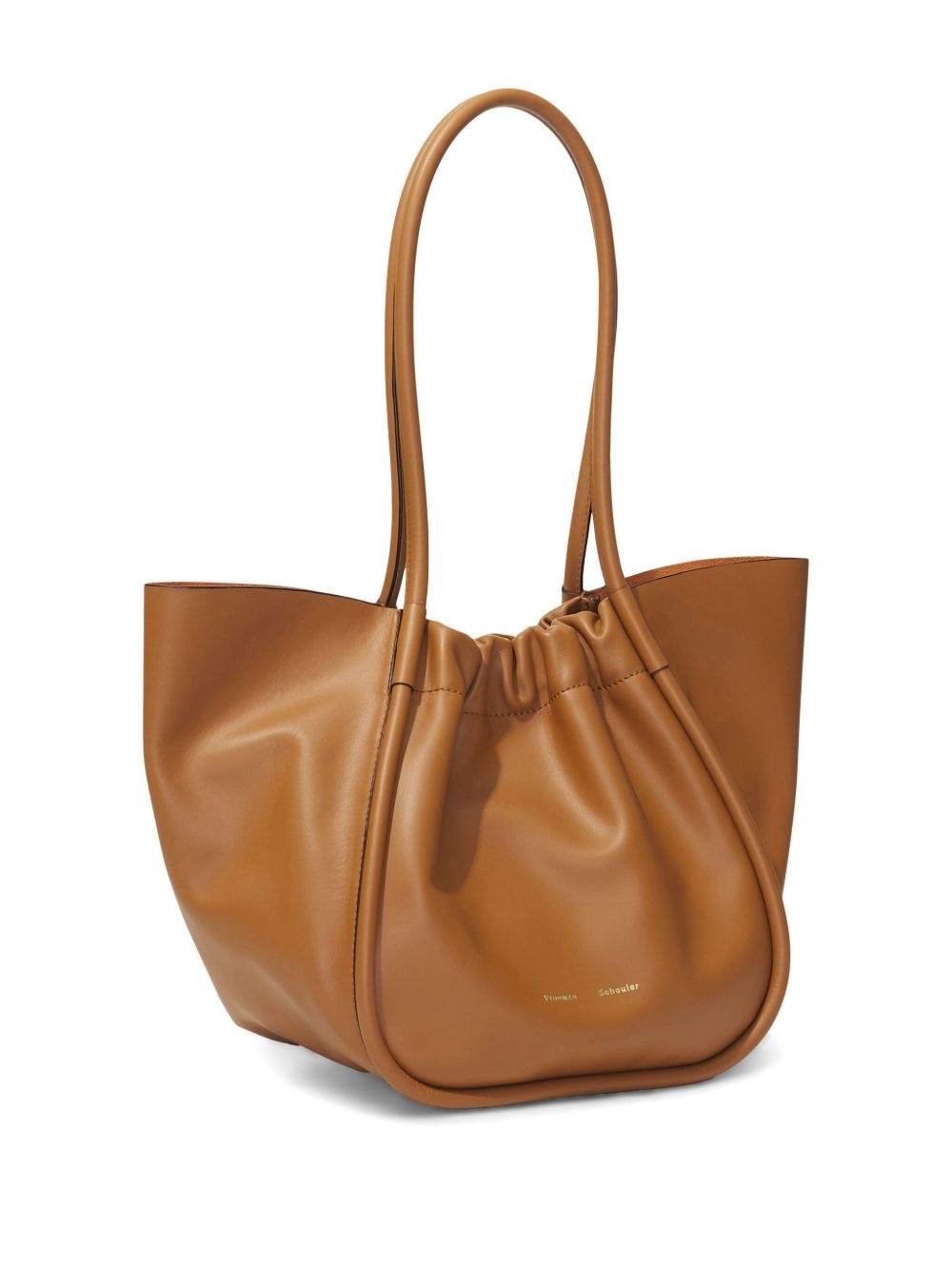 large ruched tote bag - 3