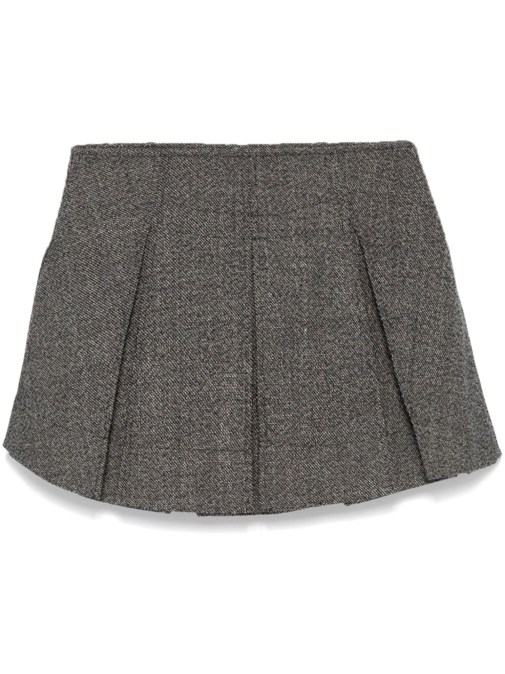 pleated mini skirt - 1