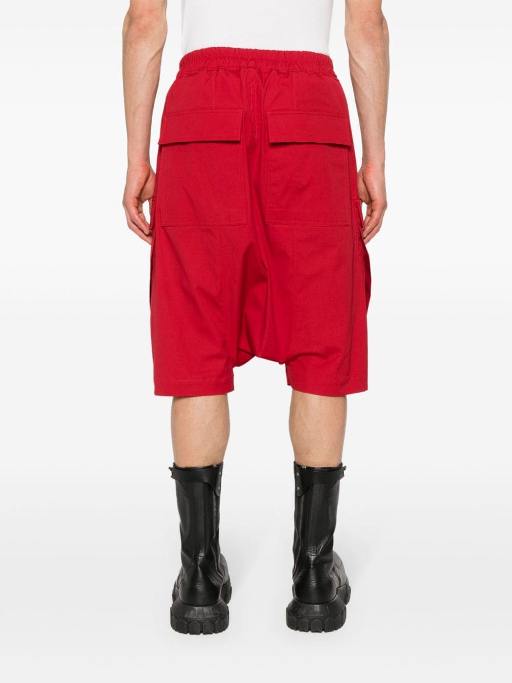 drop-crotch cargo shorts - 4