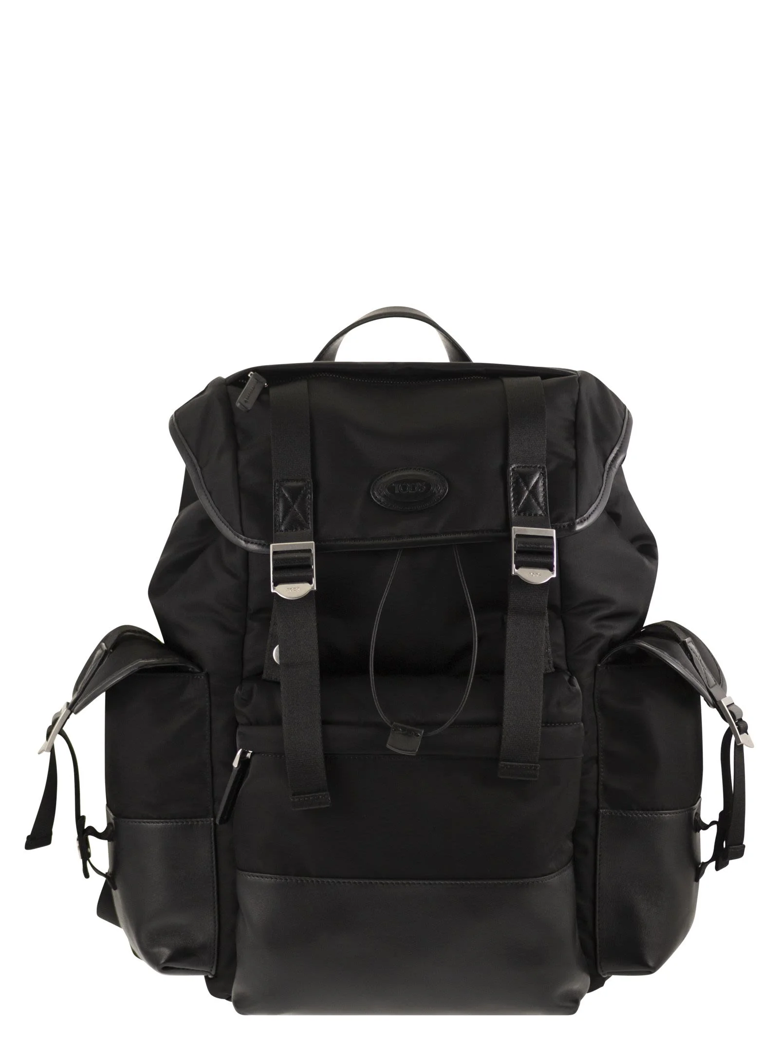 Tod's Men Medium Fabric And Leather Backpack - 1