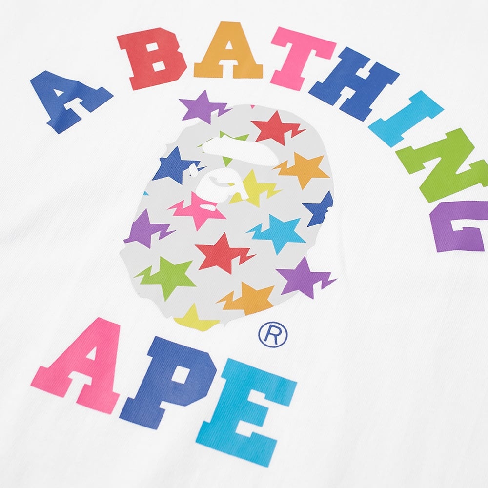 A Bathing Ape STA Pattern College Tee - 2