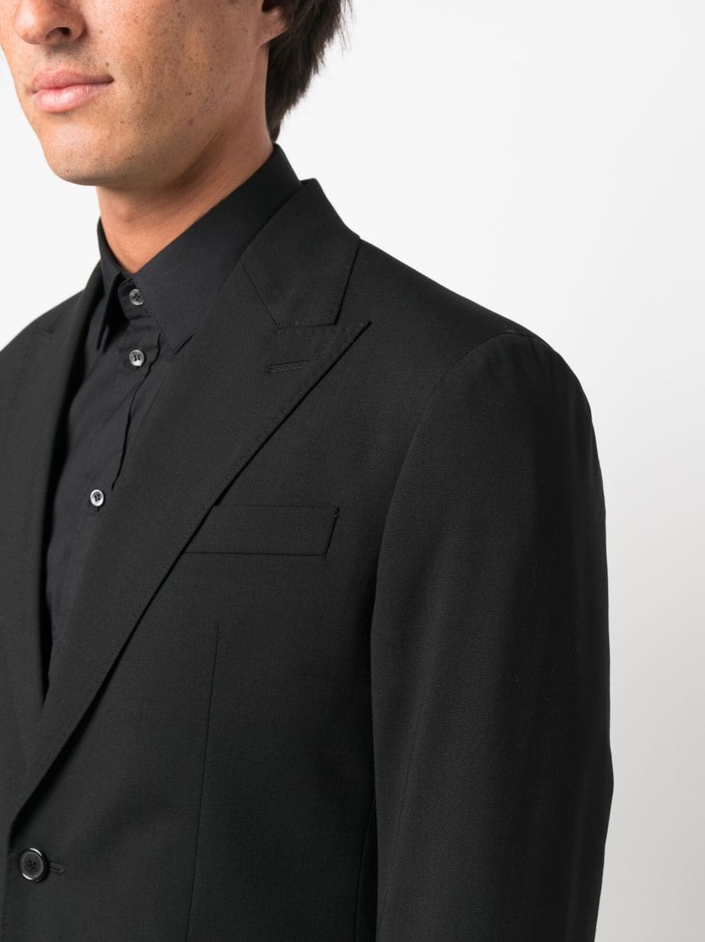single-breasted two-piece suit - 5