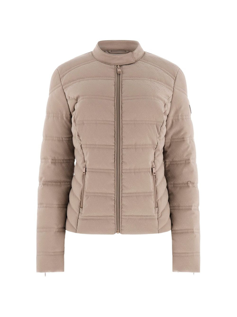 4G-logo quilted jacket 1
