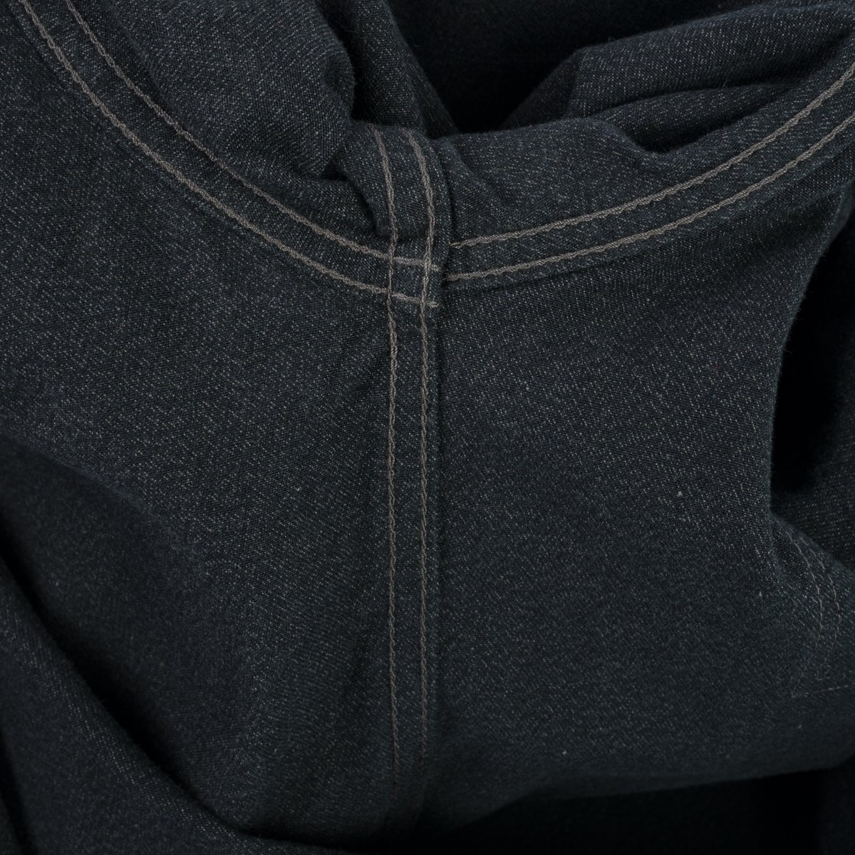 IHSH-367-BLK 10oz Mock Twist Twill Western Shirt - Black - 14