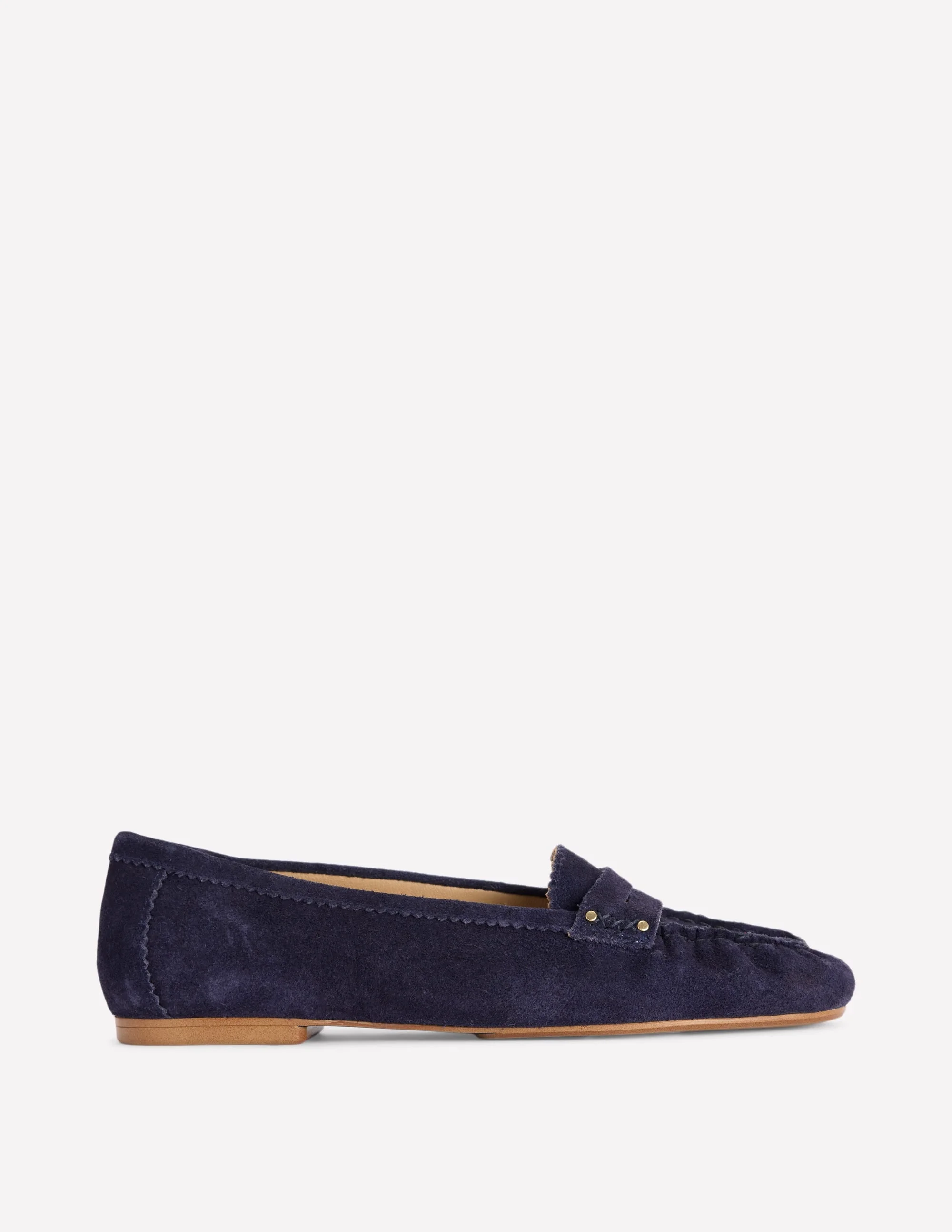 Classic Penny Loafers-Dark Navy - 1