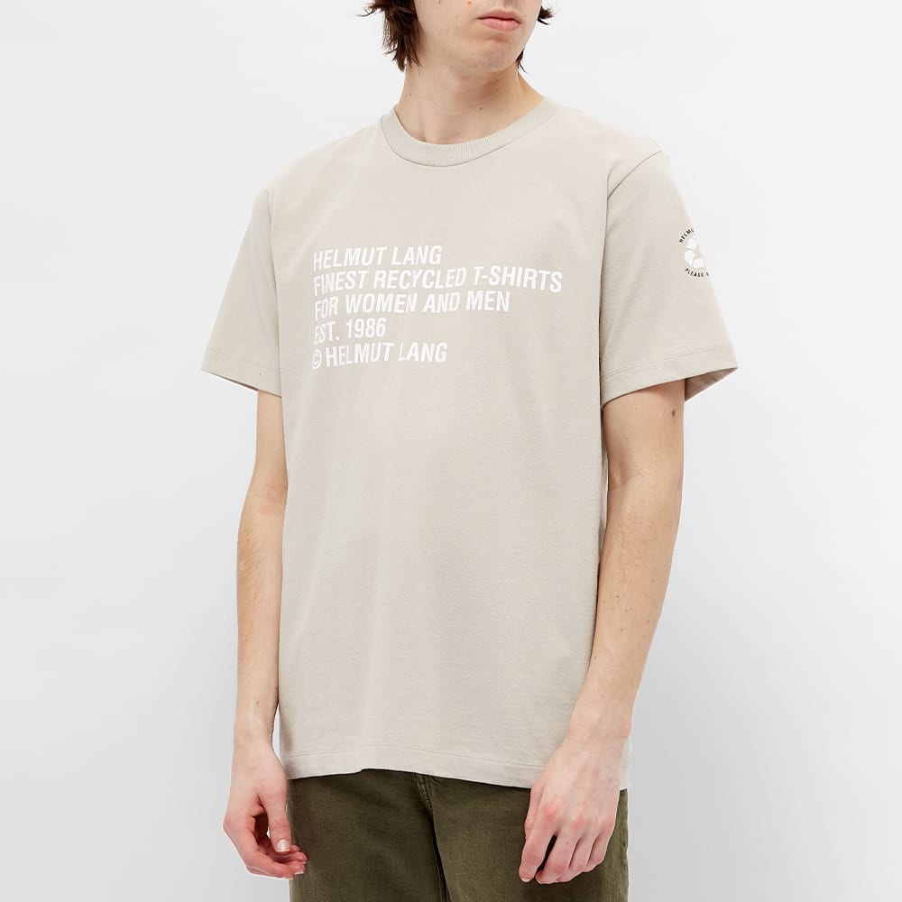 Helmut Lang Recycled Label Tee - 4