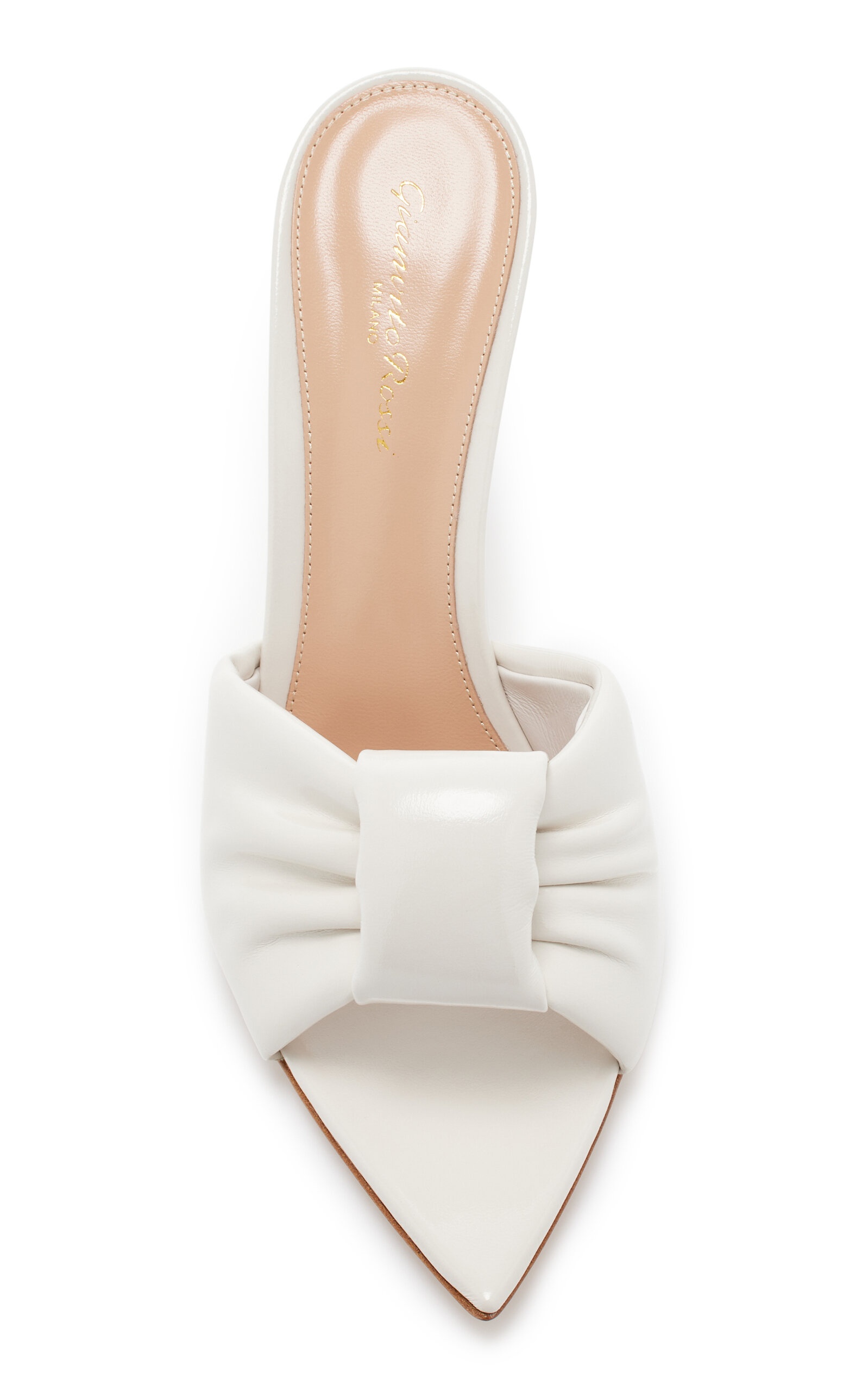 Leather Mules white - 3