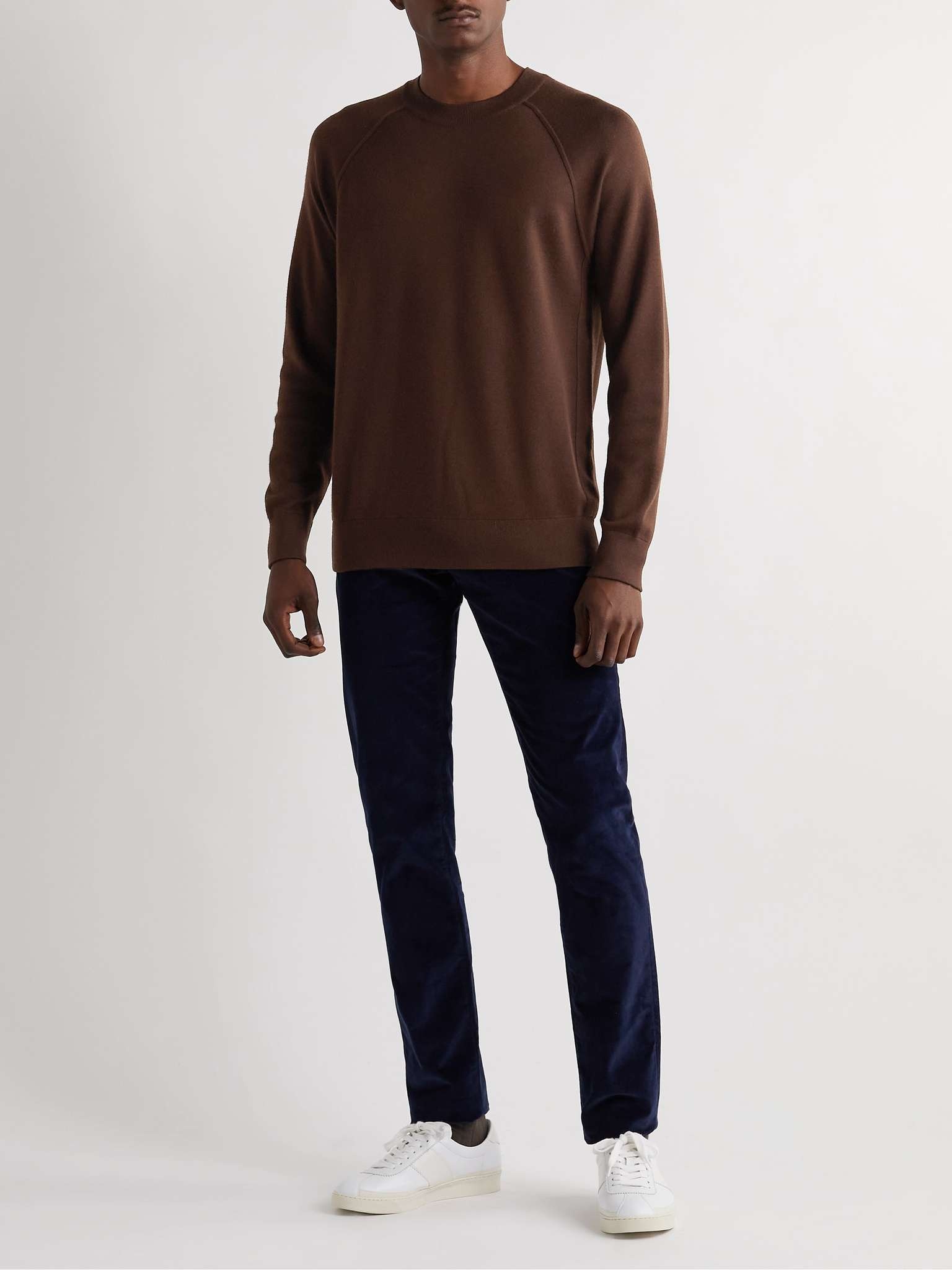 Cashmere, Virgin Wool and Silk-Blend Sweater - 2