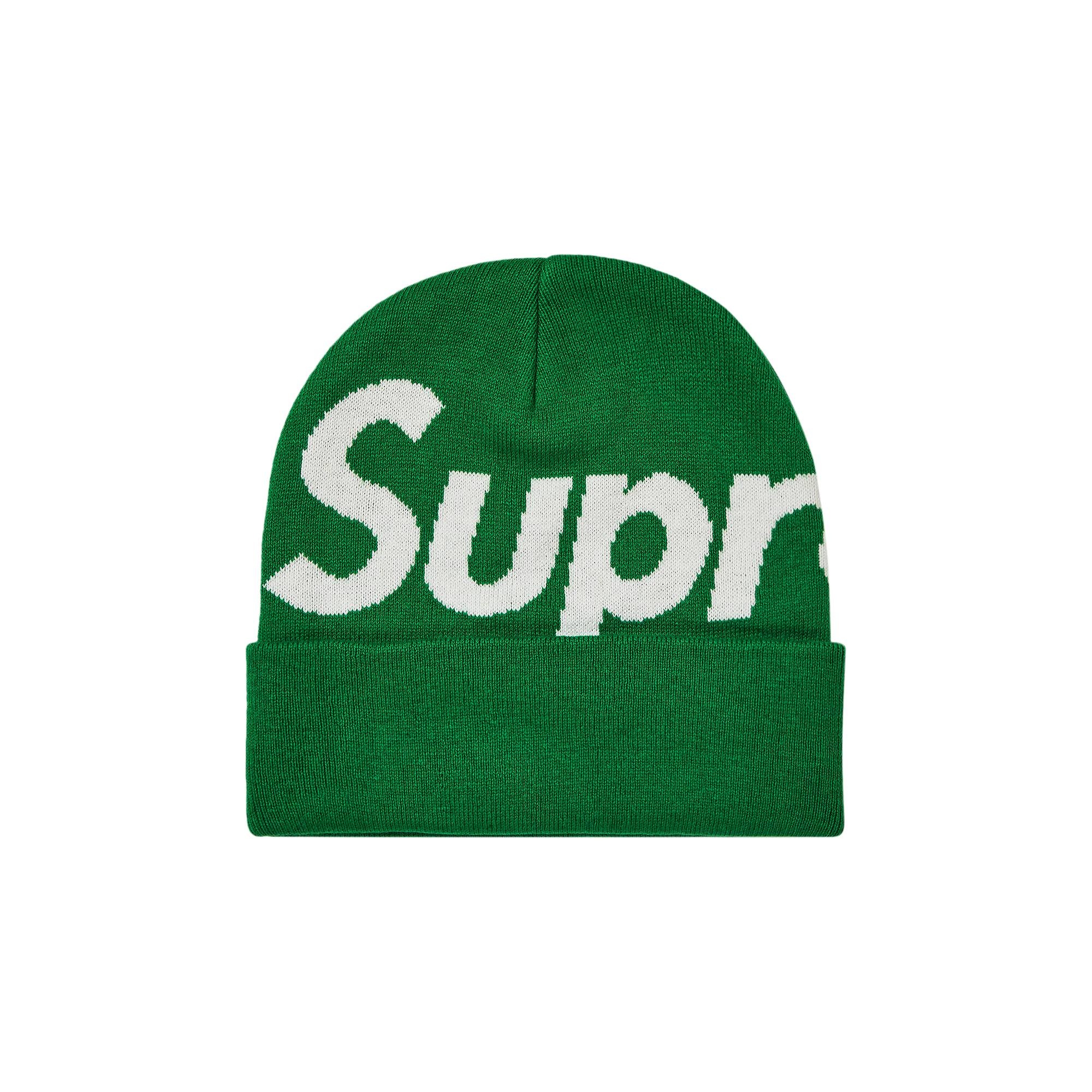 帽子 Supreme Big Logo Beanie Green Supreme Big Logo Beanie Beanie (FW23) Green - FW23 - US