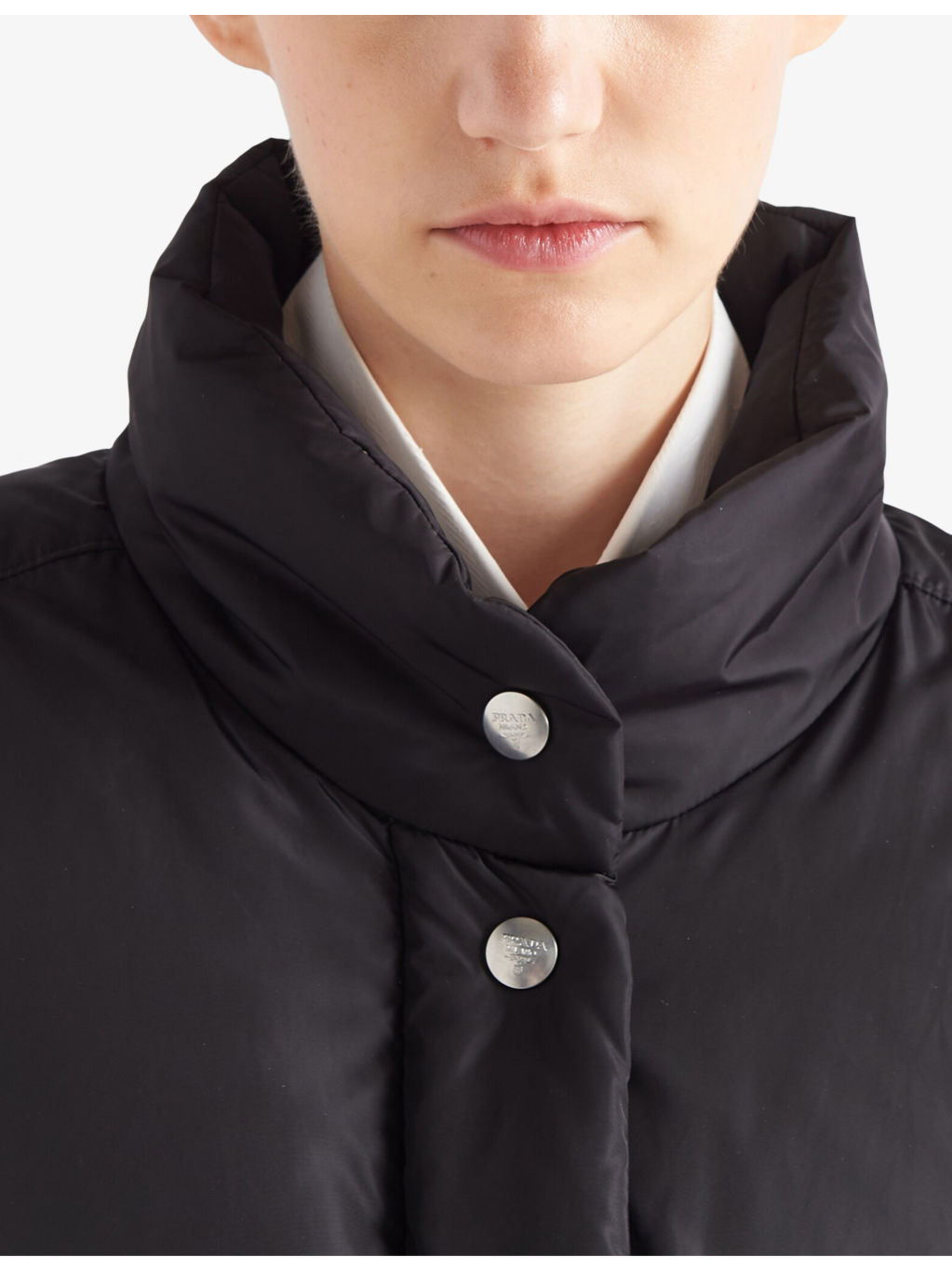 Re Nylon Cropped Padded Down Jacket - 5