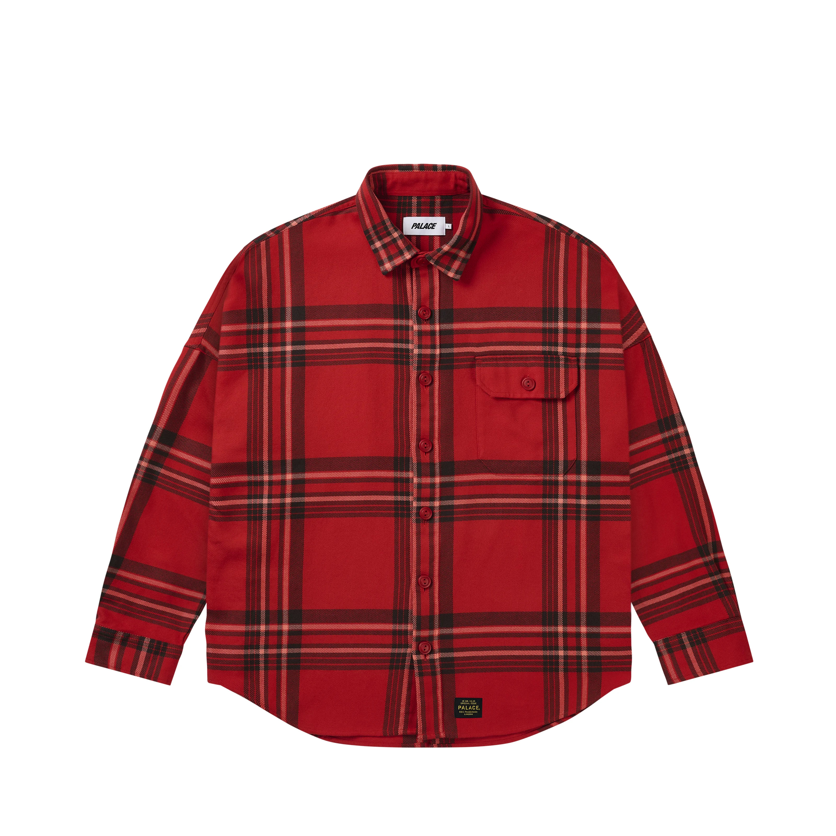 SURPLUS FLANNEL SHIRT RED - 1