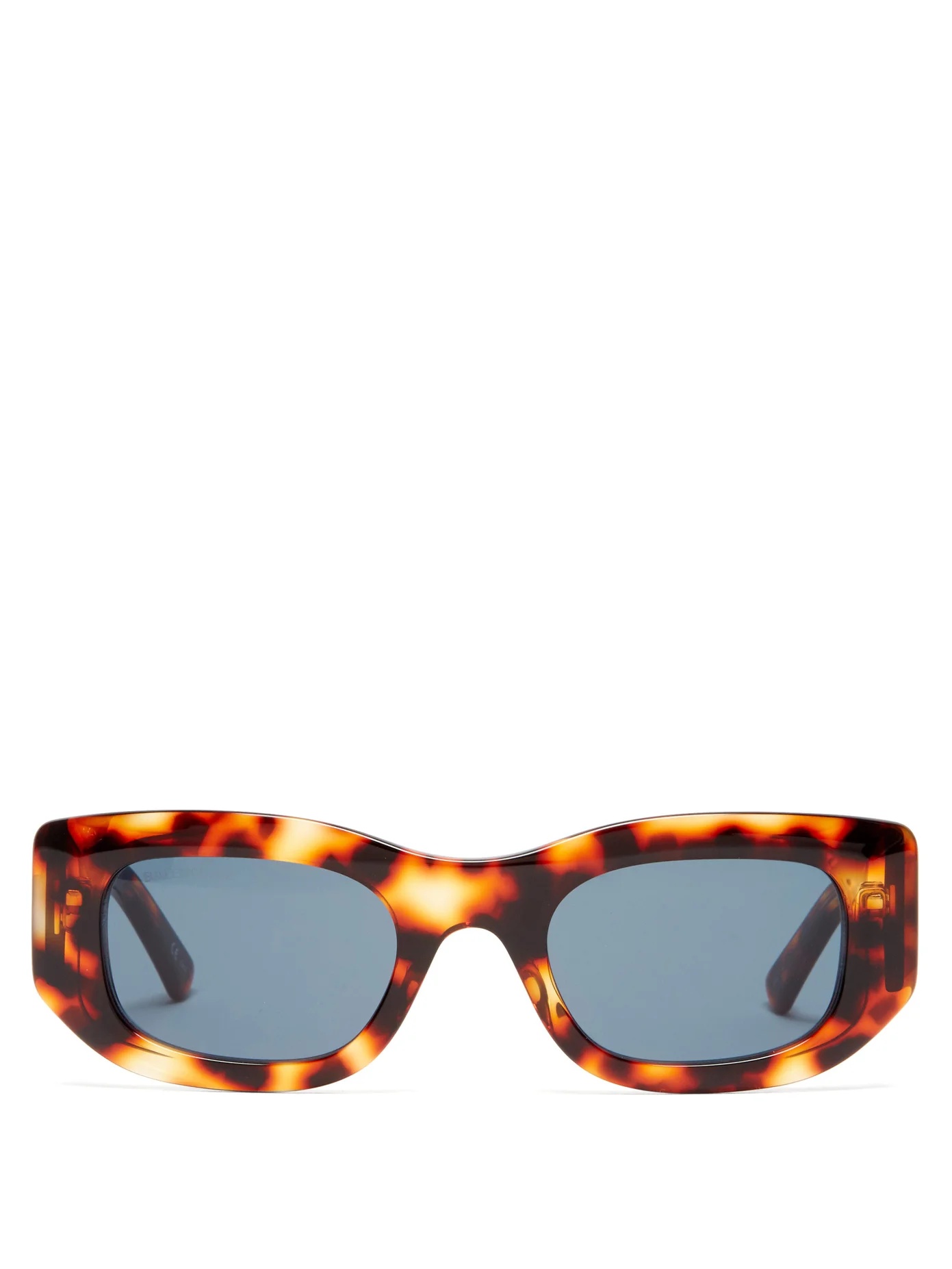 Signature logo tortoiseshell-acetate sunglasses - 1