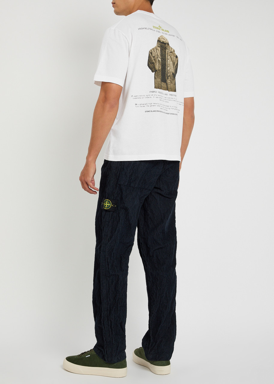 Stone Island Archivo Logo-printed Cotton T-shirt - 4