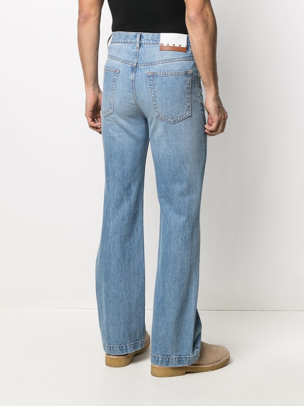 mid-rise bootcut jeans - 4