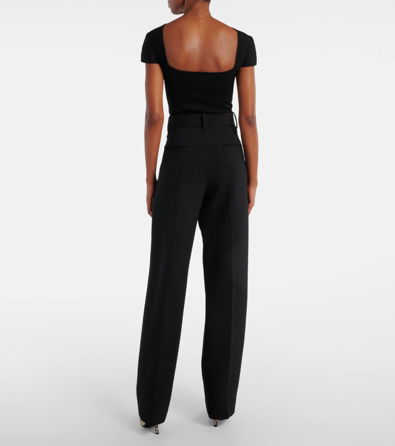 Cambie high-rise straight pants 3