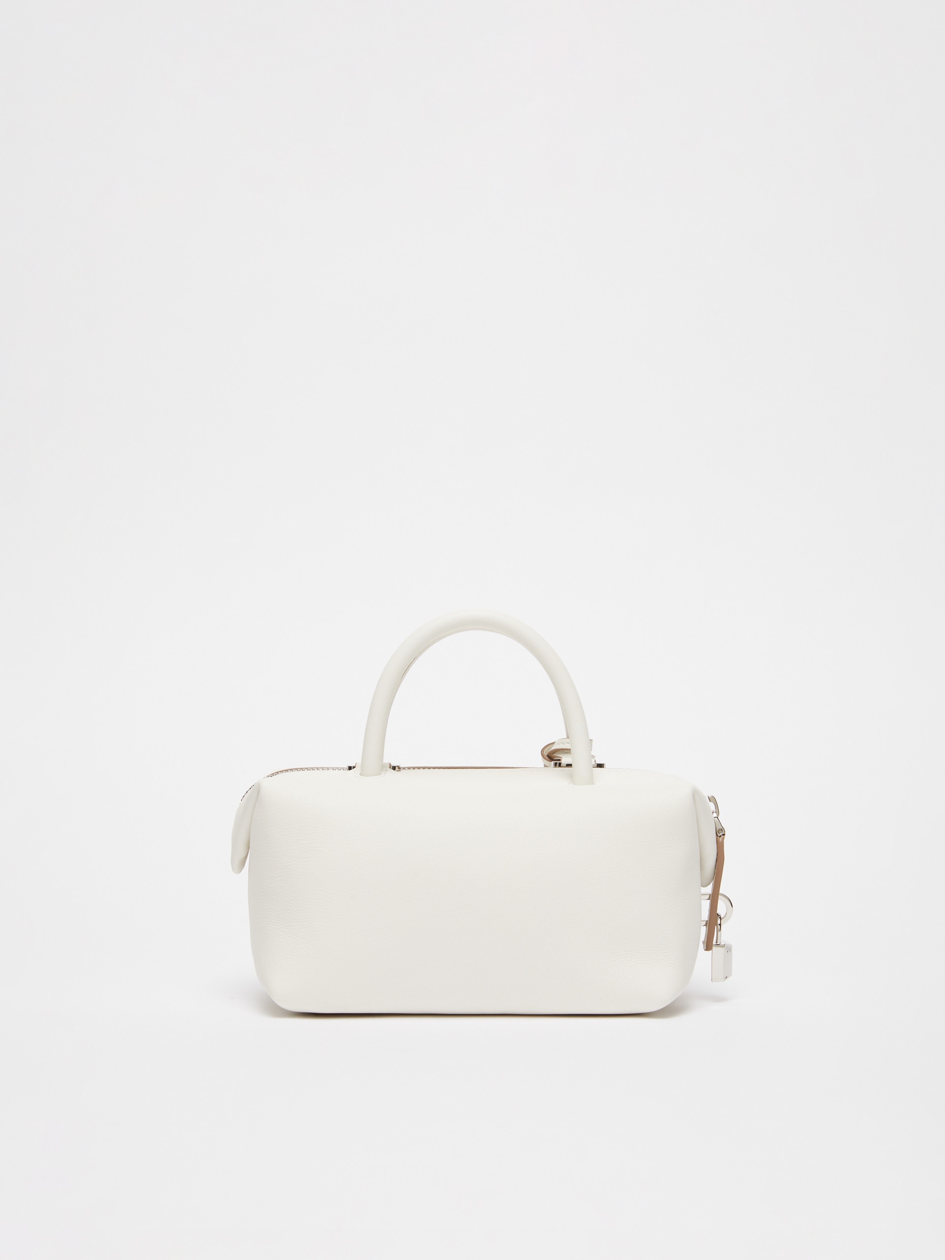 HOLDALLSPOCKET Small leather satchel bag with suede pocket detail - 3