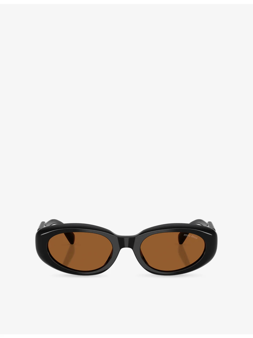 MU C01S Oval-Frame Acetate Sunglasses - 1