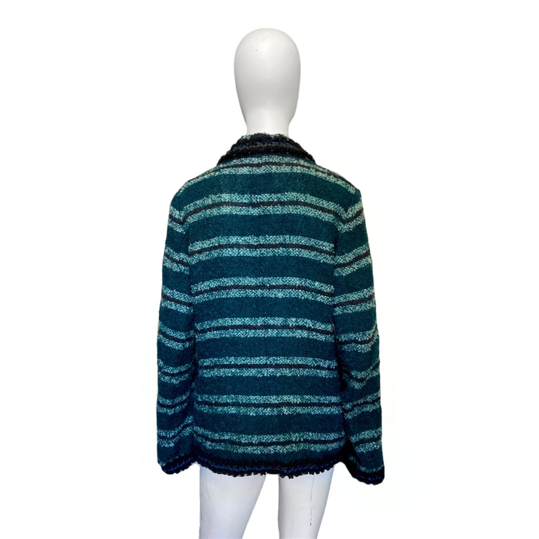 Comme des garçons Homme Plus fall 2004 boiled mohair wool knit blazer jacket - 5