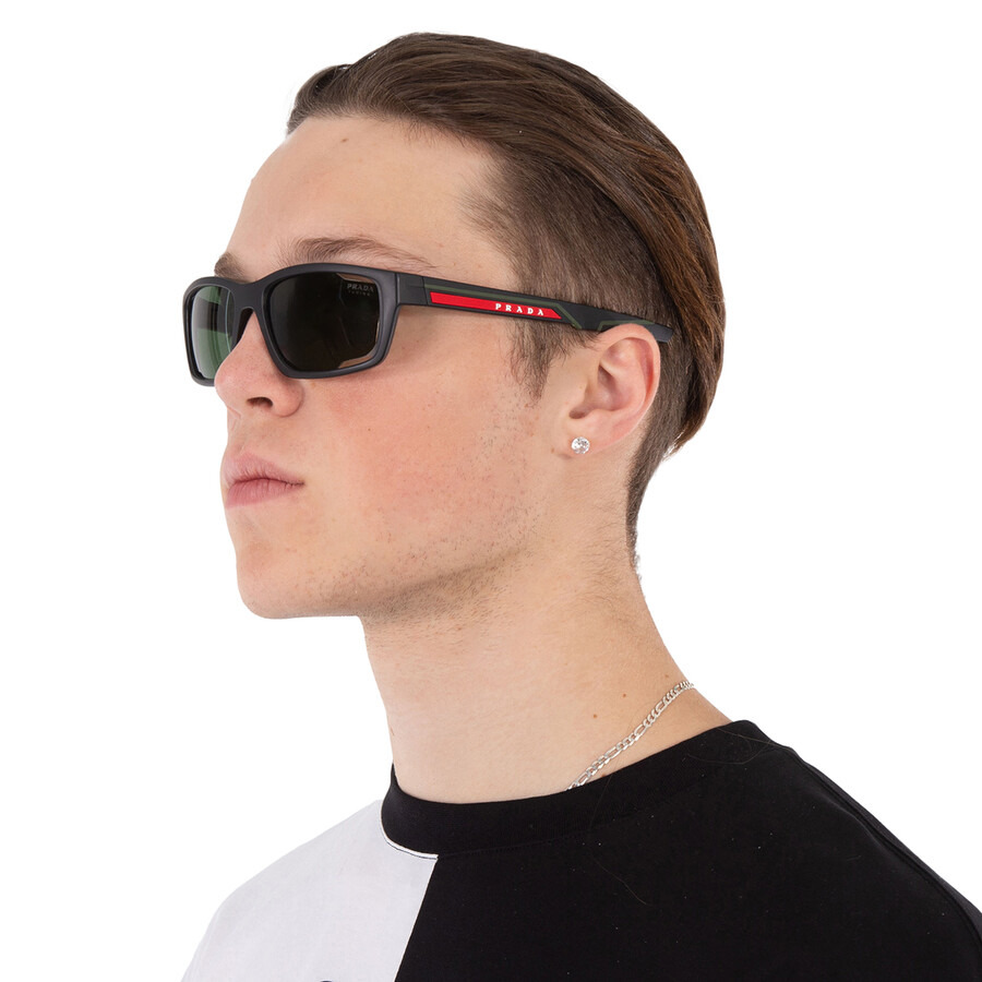 Prada Linea Rossa Green Tuning Sport Men's Sunglasses PS 04YS 18G06U 57 - 2