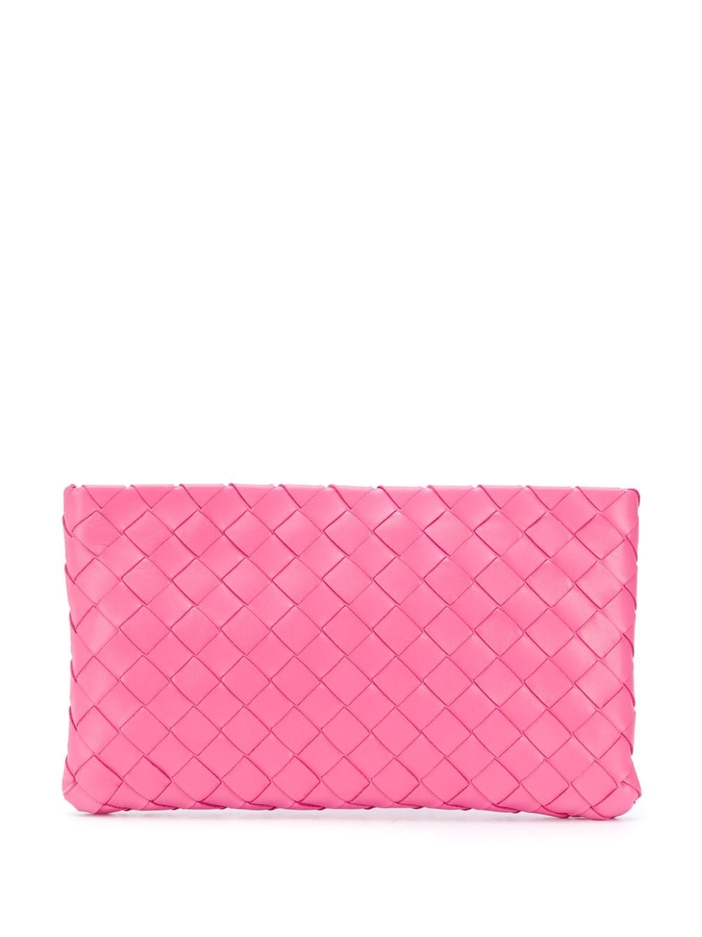 Intrecciato weave make up bag - 1